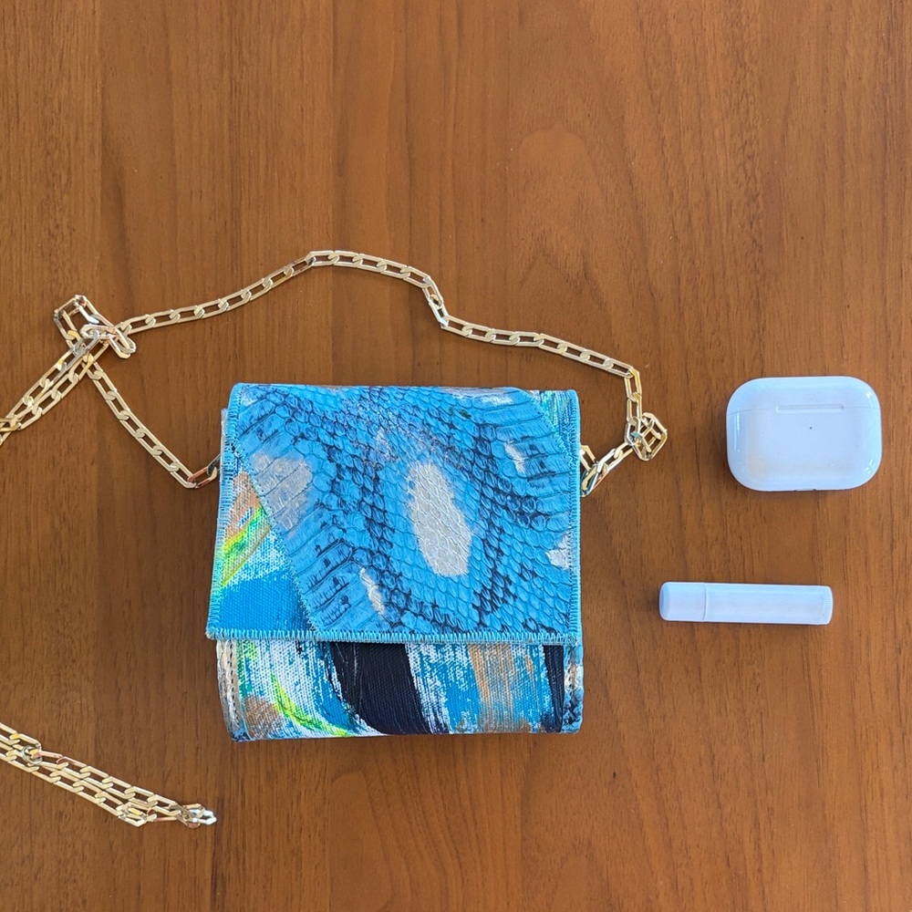 Carlos Falchi mini chain bag